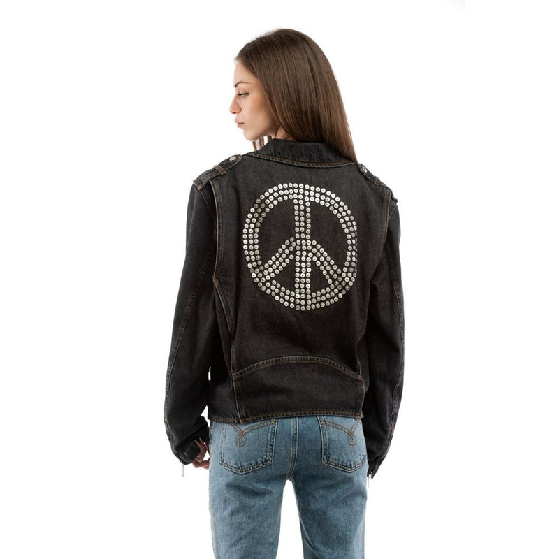 Moschino Multicolor Cotton Denim Jacket for Women