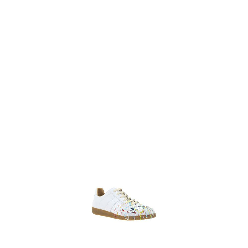 Maison Margiela White Leather Sneakers for Men - Stylish & Durable