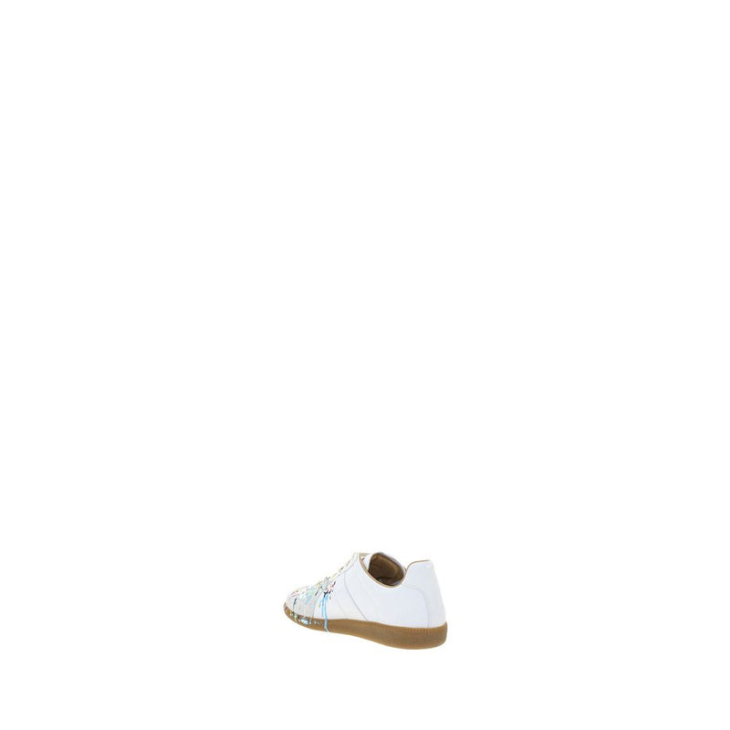 Maison Margiela White Leather Sneakers for Men - Stylish & Durable