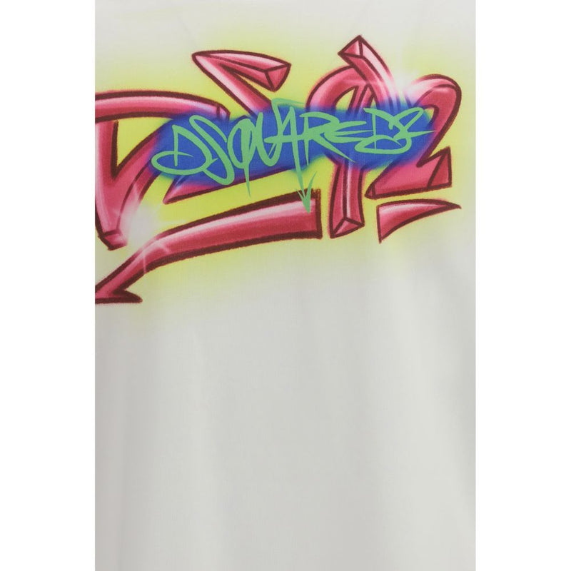 Dsquared² wit katoenen T-shirt