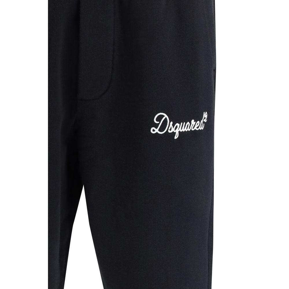 Dsquared² Zwarte Katoenen Joggingbroek (Sportbroek)