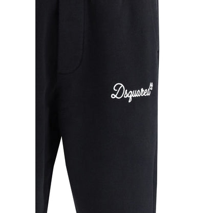 Dsquared² Zwarte Katoenen Joggingbroek (Sportbroek)