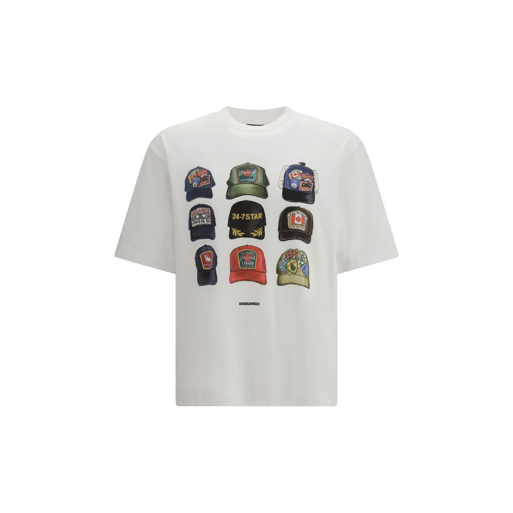 Dsquared² wit katoenen T-shirt