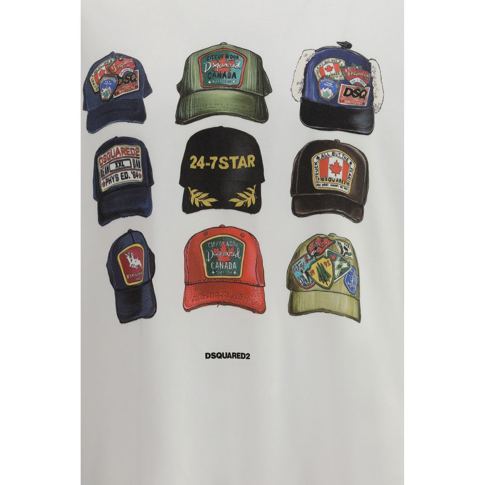 Dsquared² wit katoenen T-shirt