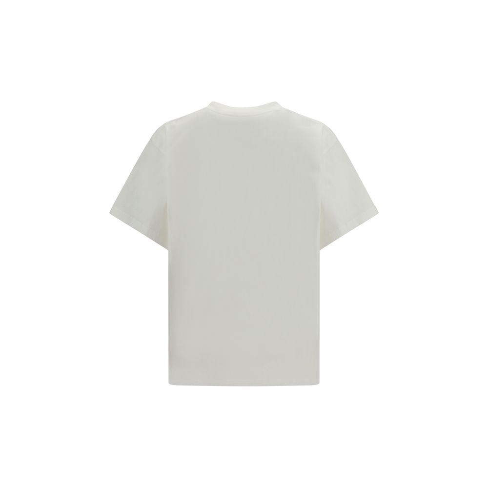 MM6 Wit Katoenen T-shirt