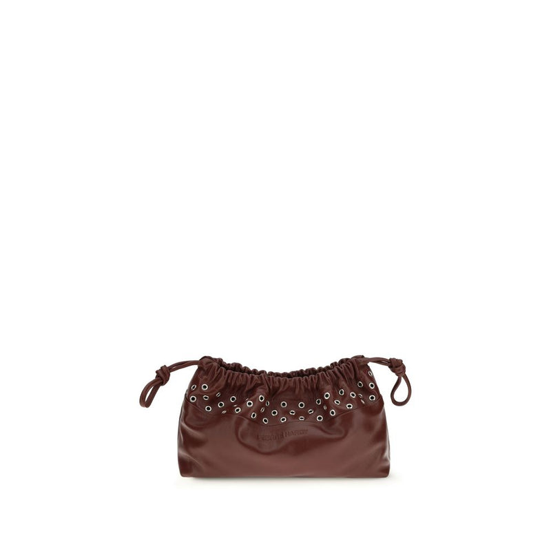Pierre Hardy Bordeaux Calf Leather Bos Taurus Shoulder Bag