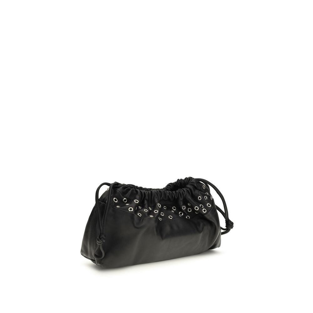 Pierre Hardy Black Calf Leather Bos Taurus Shoulder Bag