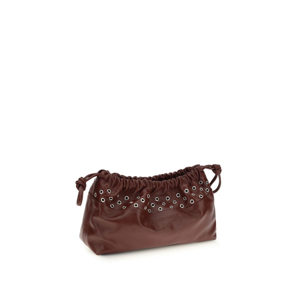 Pierre Hardy Bordeaux Calf Leather Bos Taurus Shoulder Bag