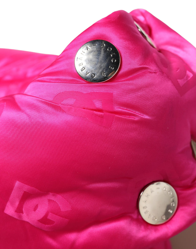 Dolce & Gabbana Heren Roze Met Logo-opdruk Volledige Hoofdwikkel Capello Hoed
