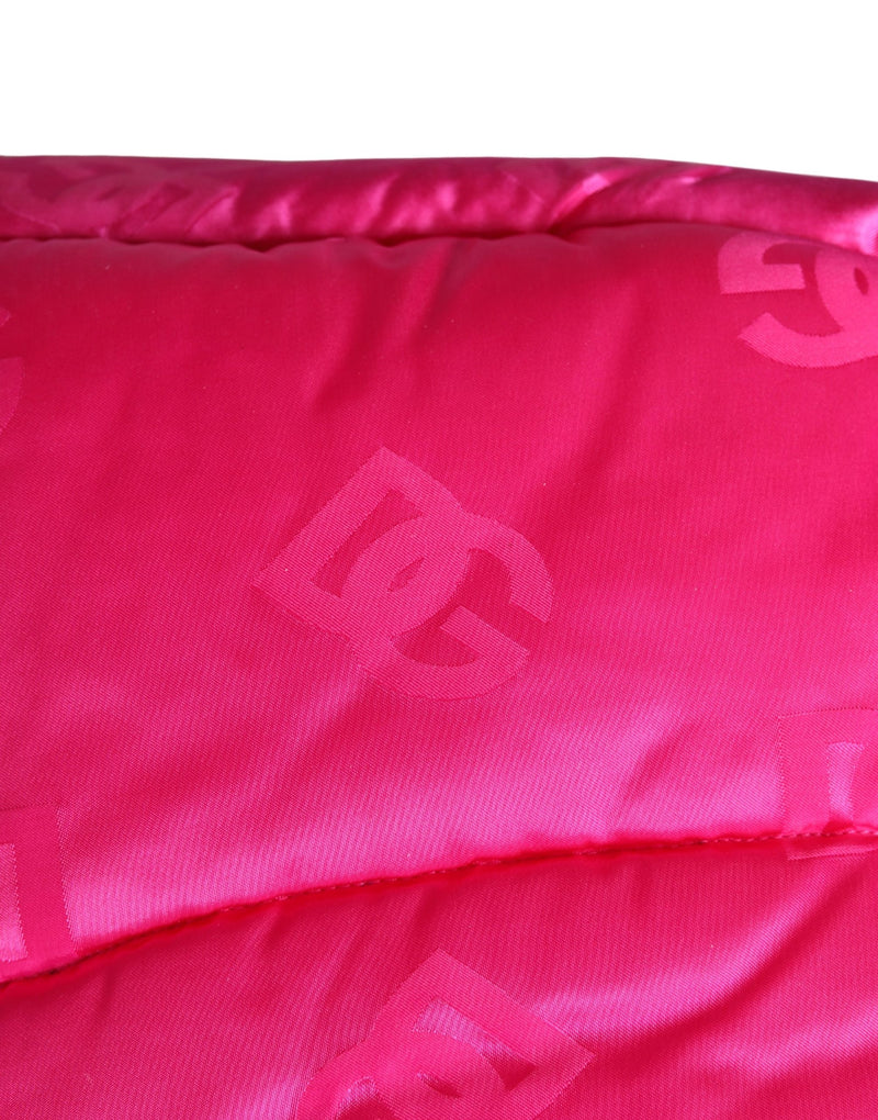 Dolce & Gabbana Heren Roze Met Logo-opdruk Volledige Hoofdwikkel Capello Hoed