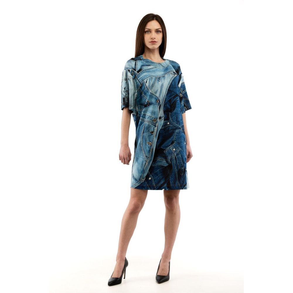 Moschino Multicolor Viscose Casual Dress - Chic & Comfortable