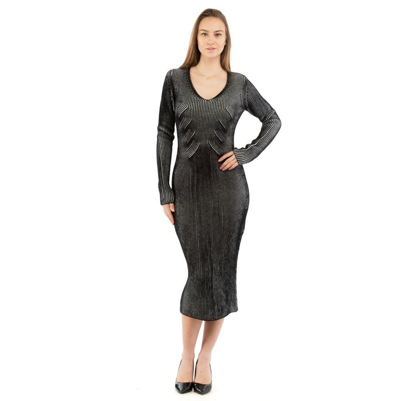 Moschino Multicolor Wool Casual Dress - Élégance et Confort
