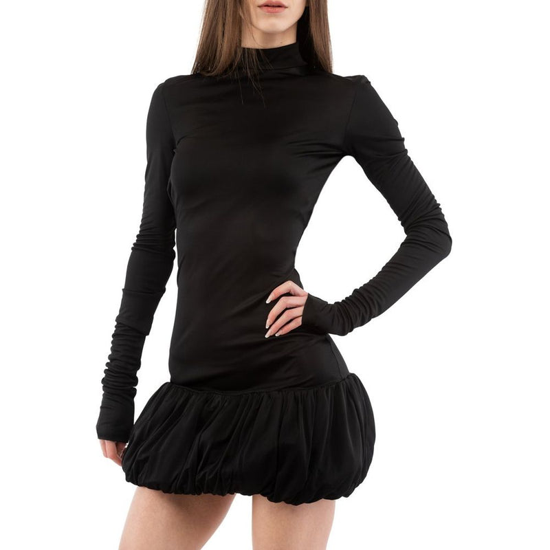 Moschino Black Viscose Casual Dress for Women - Elegant & Versatile