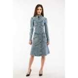 Moschino Multicolor Cotton Casual Dress - Stylish & Versatile