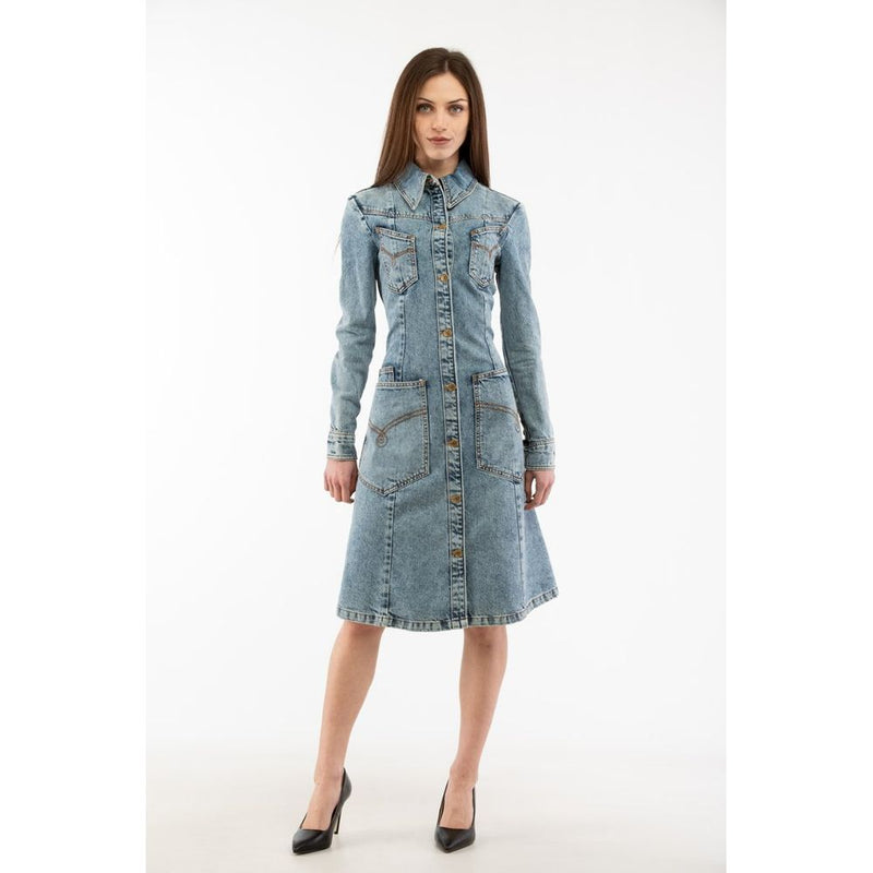 Moschino Multicolor Cotton Casual Dress - Stylish & Versatile