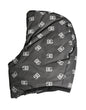 Dolce & Gabbana Chapeau Capello Enveloppant la Tête Entière Imprimé Logo Noir