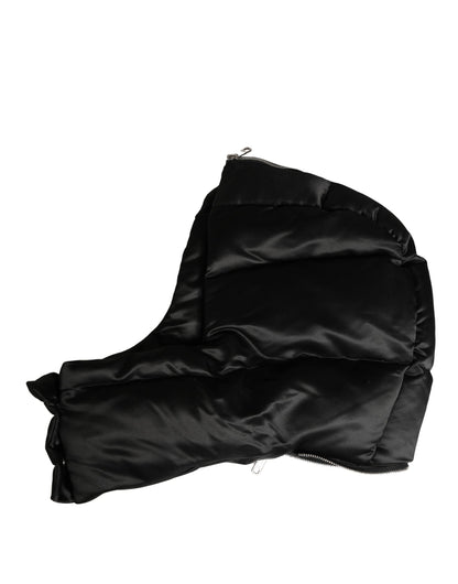 Dolce & Gabbana Zwarte Polyester Whole Head Wrap Capello Hoed