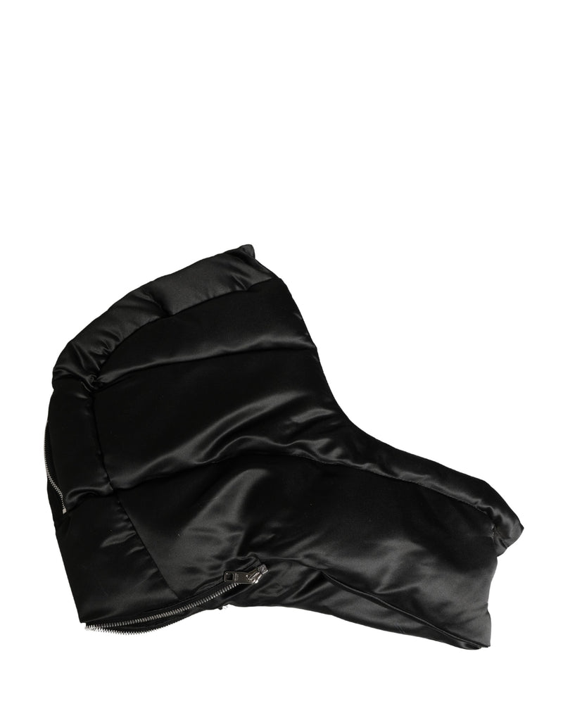 Dolce & Gabbana Zwarte Polyester Whole Head Wrap Capello Hoed