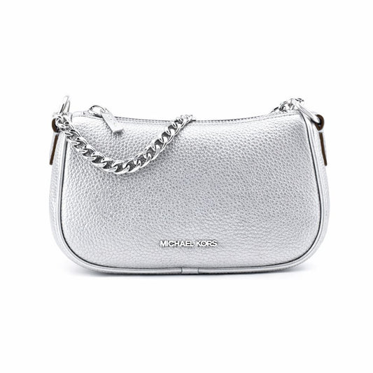 Michael Kors Gray Leather Shoulder Bag - Elegant & Functional