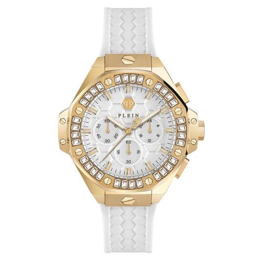 Philipp Plein White Synthetic Dress Watch - Stylish Quartz Timepiece