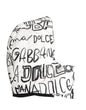 Dolce & Gabbana Witte Capello Hoed met Logo-Opdruk en Volledige Hoofdwikkel