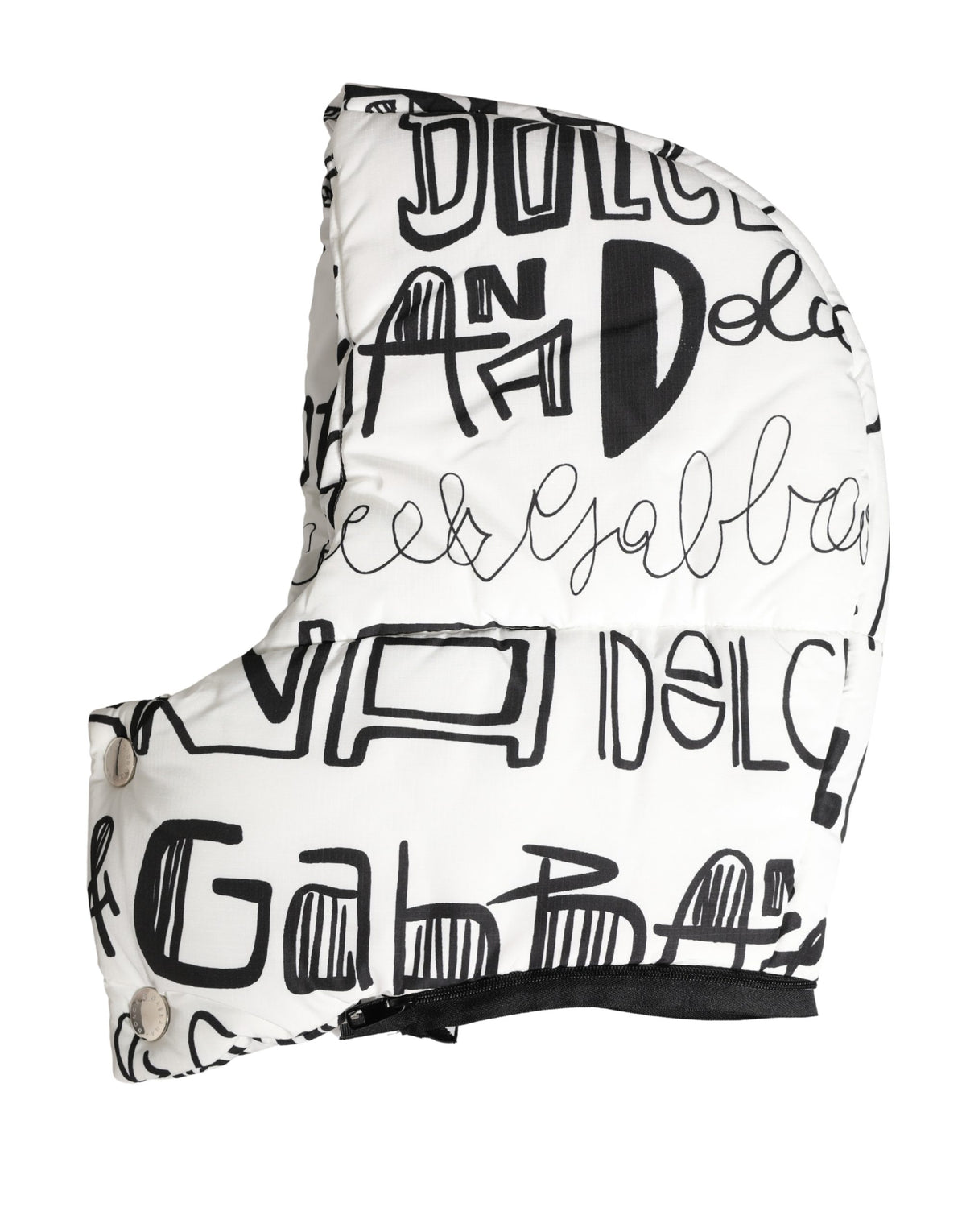 Dolce & Gabbana Chapeau Casquette Entire Head Wrap à Imprimé Logo Blanc