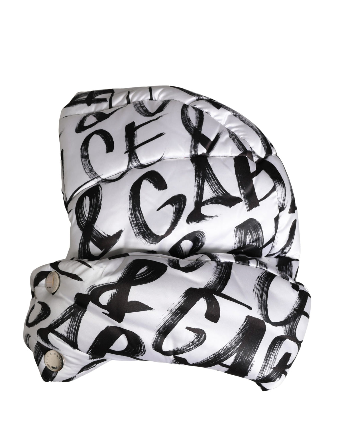 Dolce & Gabbana Chapeau Casquette Entirement Enveloppante Imprimé Logo Blanc