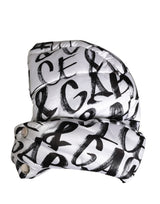 Dolce & Gabbana Chapeau Casquette Entirement Enveloppante Imprimé Logo Blanc