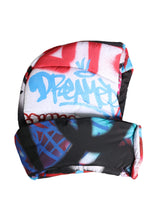 Chapeau Dolce & Gabbana Multicolor Graffiti Whole Head Wrap
