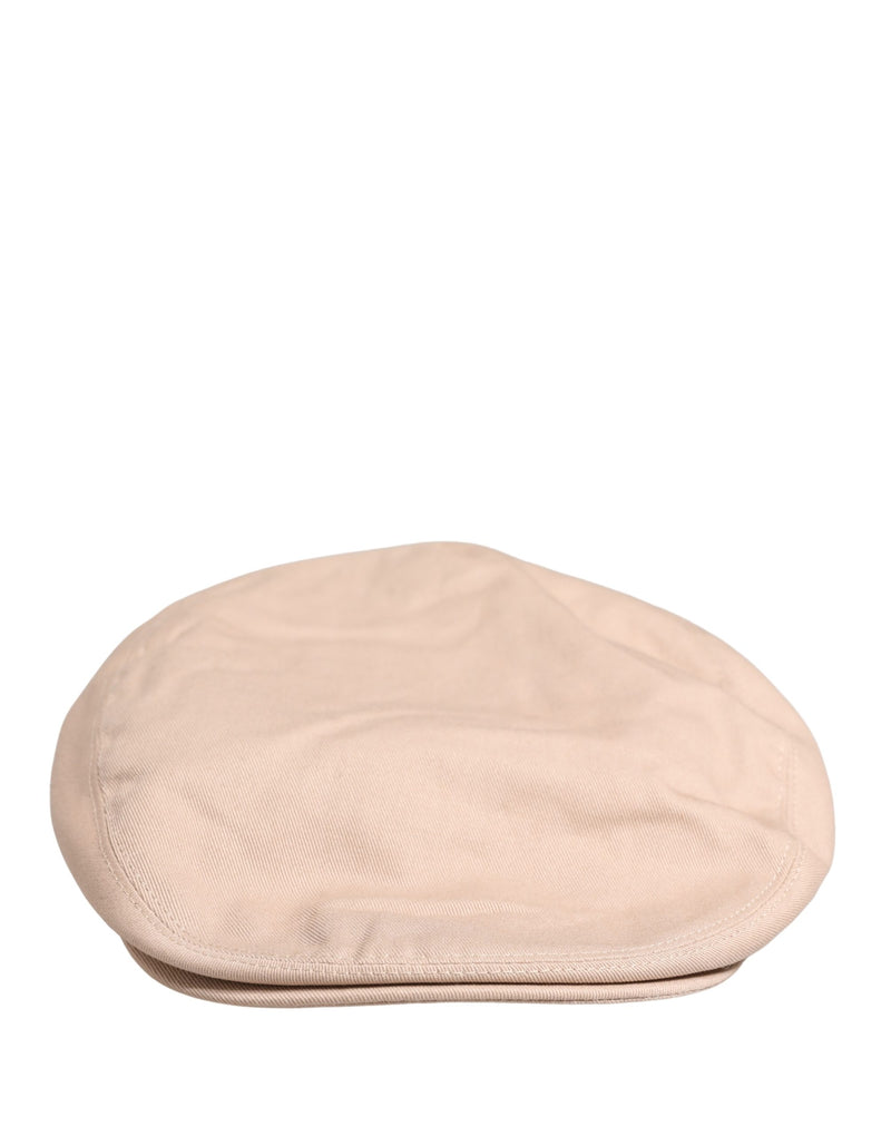Dolce & Gabbana Heren Beige Katoenen Pet (Newsboy Capello)