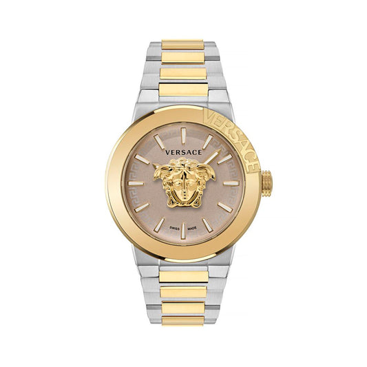 Versace Gold Stainless Steel Dress Watch - Medusa Infinite Gent