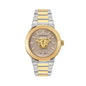 Versace Gold Stainless Steel Dress Watch