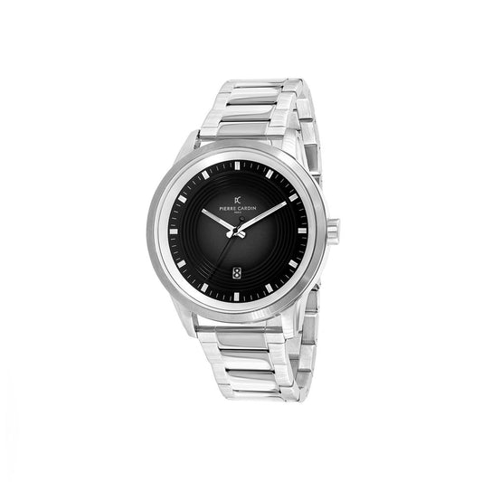 Pierre Cardin Gray Stainless Steel Dress Watch for Men