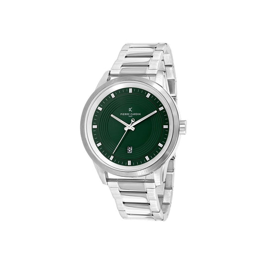 Pierre Cardin Gray Stainless Steel Dress Watch for Men