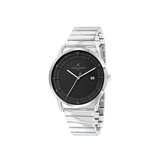 Pierre Cardin Gray Stainless Steel Dress Watch for Men