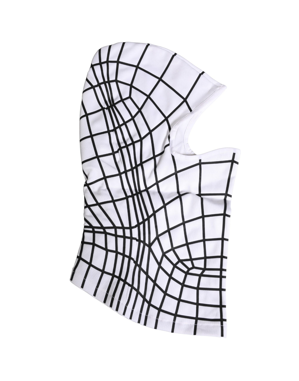 Dolce & Gabbana Homme Cagoule Bonnet Masque de Ski Rayures Blanches Nylon