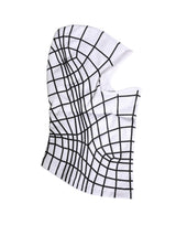 Dolce & Gabbana Homme Cagoule Bonnet Masque de Ski Rayures Blanches Nylon