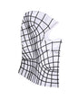Dolce & Gabbana Heren Wit Gestreept Nylon Ski Mask Balaclava Muts