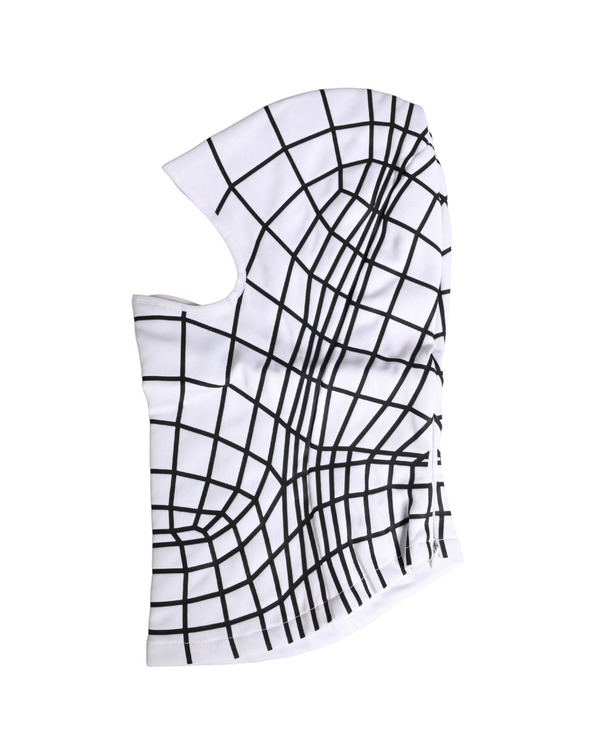 Dolce & Gabbana Homme Cagoule Bonnet Masque de Ski Rayures Blanches Nylon