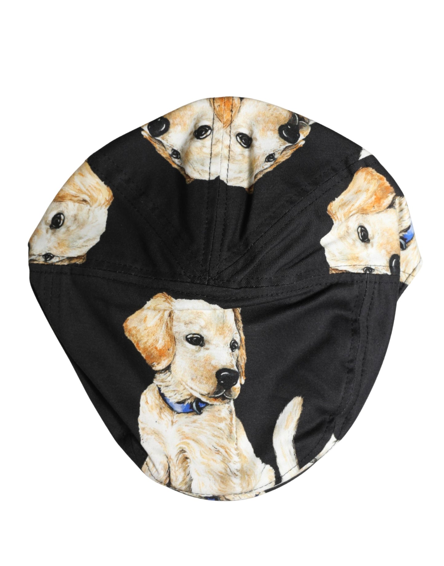 Dolce & Gabbana Heren Zwarte Hond Katoenen Pet
