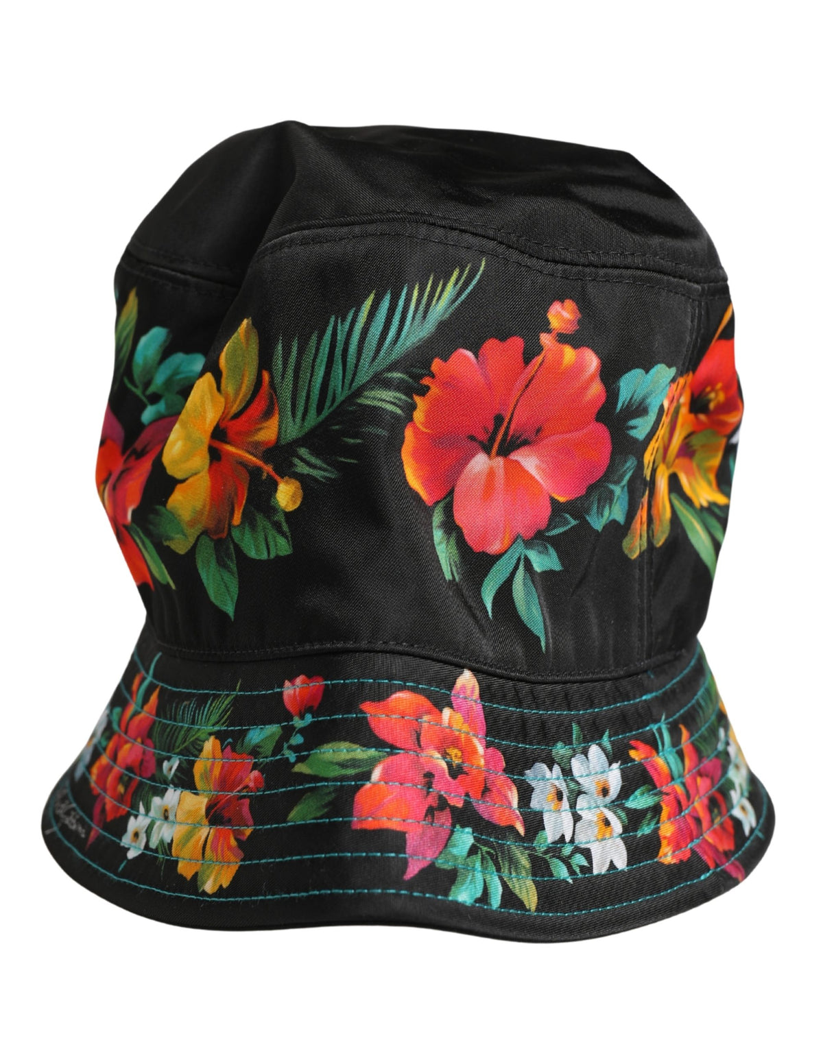 Casquette de pêcheur Dolce & Gabbana en nylon noir à imprimé floral pour homme