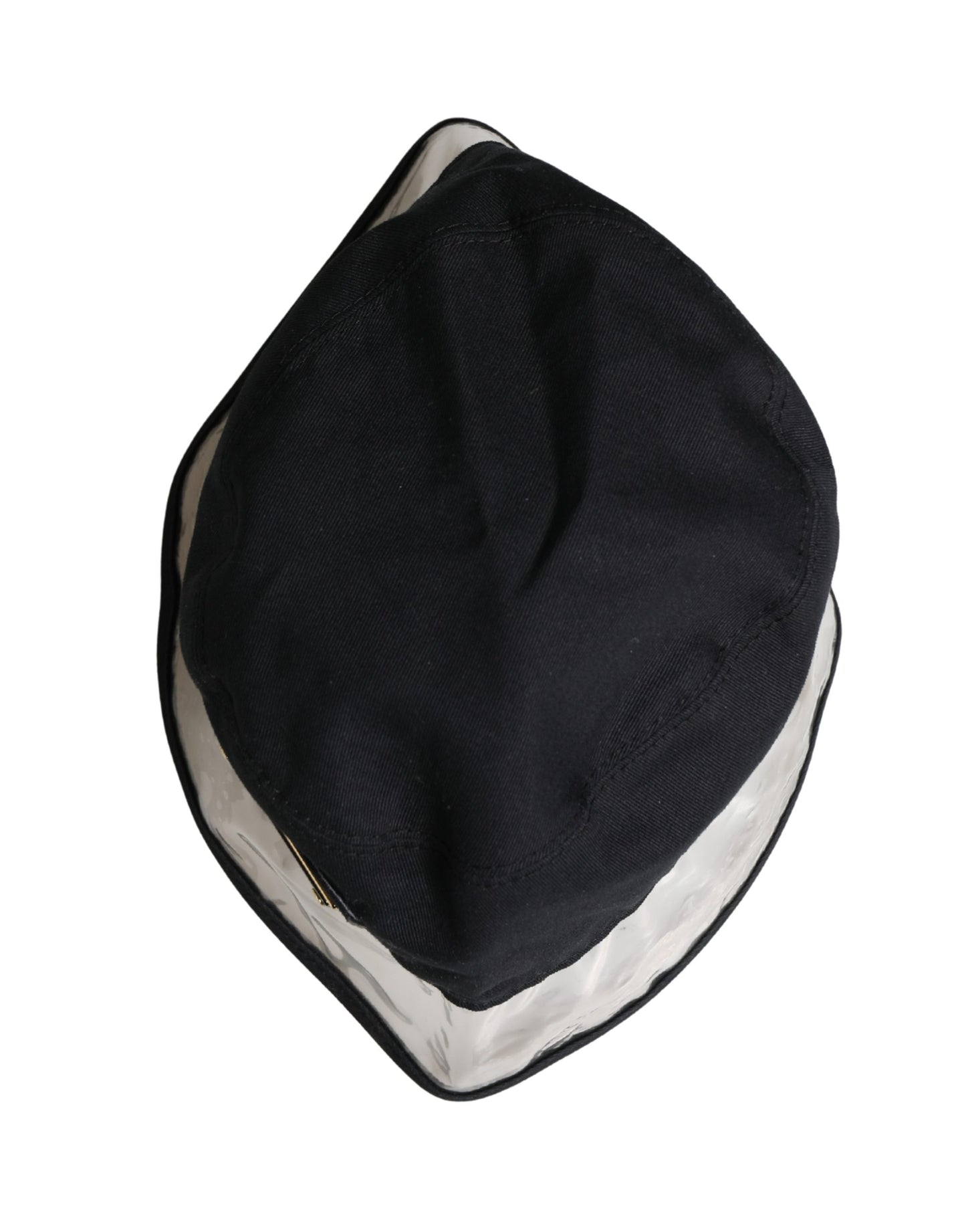 Dolce & Gabbana Zwart Katoen Plastic Fisherman Bucket Capello Hoed