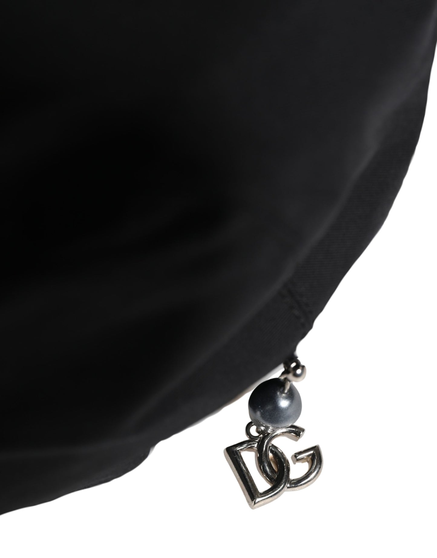Casquette gavroche Dolce & Gabbana en coton noir orné pour homme