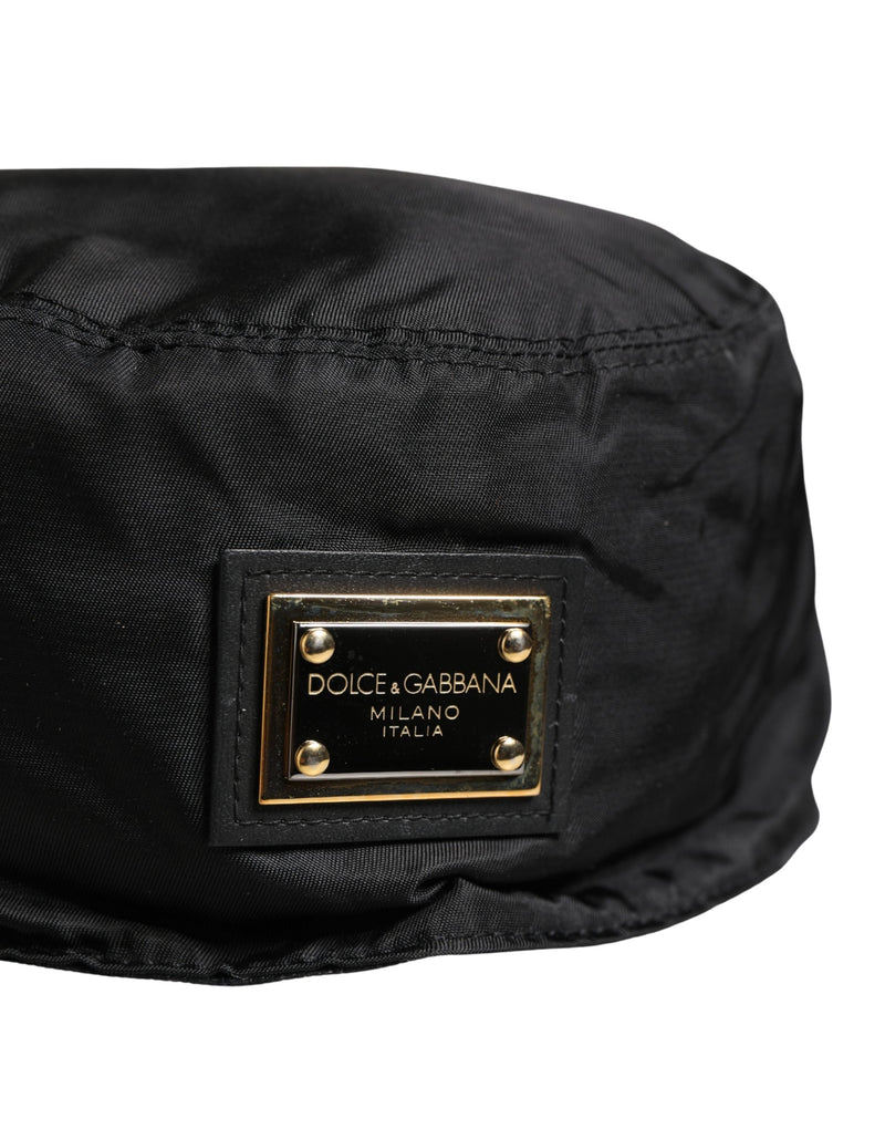 Dolce & Gabbana Casquette Bob de Pêcheur en Plastique Noir pour Homme