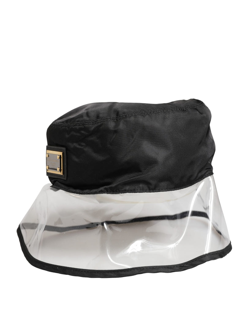 Dolce & Gabbana Casquette Bob de Pêcheur en Plastique Noir pour Homme