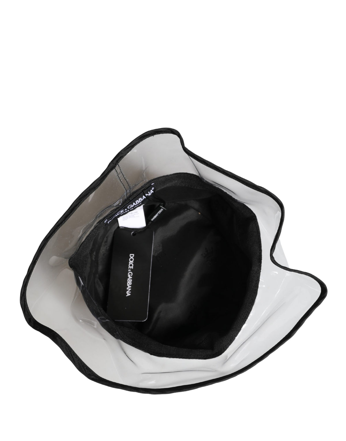 Dolce & Gabbana Casquette Bob de Pêcheur en Plastique Noir pour Homme