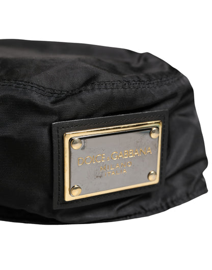 Chapeau Bob Pêcheur Noir en Plastique Dolce & Gabbana Homme