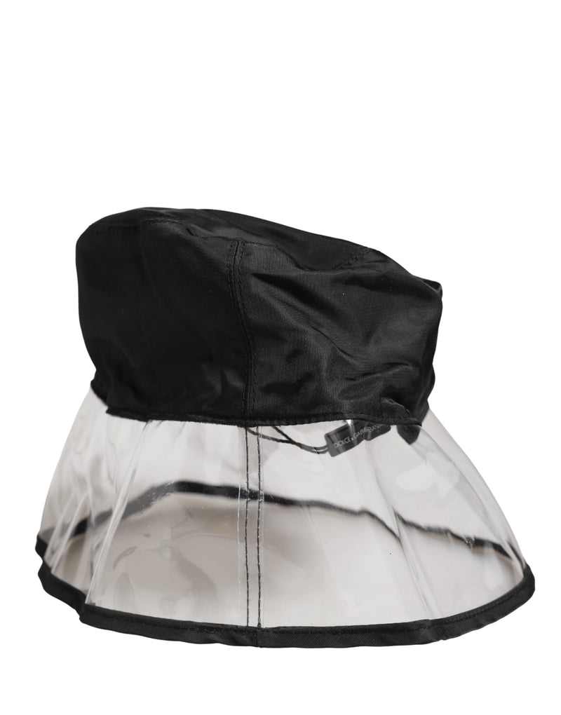 Chapeau Bob Pêcheur Noir en Plastique Dolce & Gabbana Homme