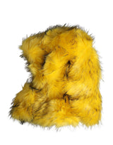 Dolce & Gabbana Yellow Modacrylic Fur Bucket Hat for Women