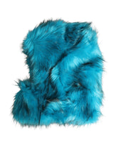 Dolce & Gabbana Blue Modacrylic Fur Women's Bucket Hat